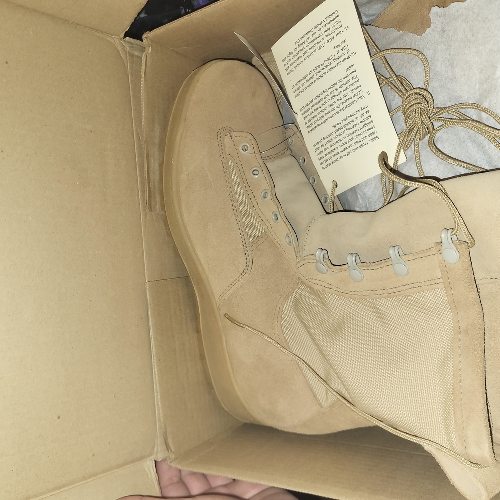 Brand New Army Issued MCRAE combat Boots. Gortex, Weather Temperate. Size 12.5R